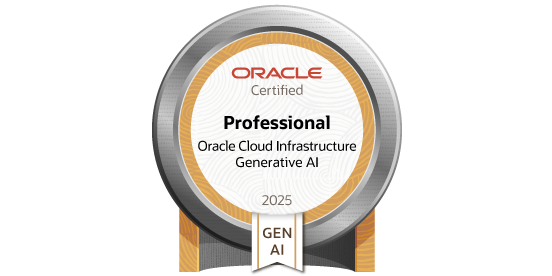 Oracle Certification Badge